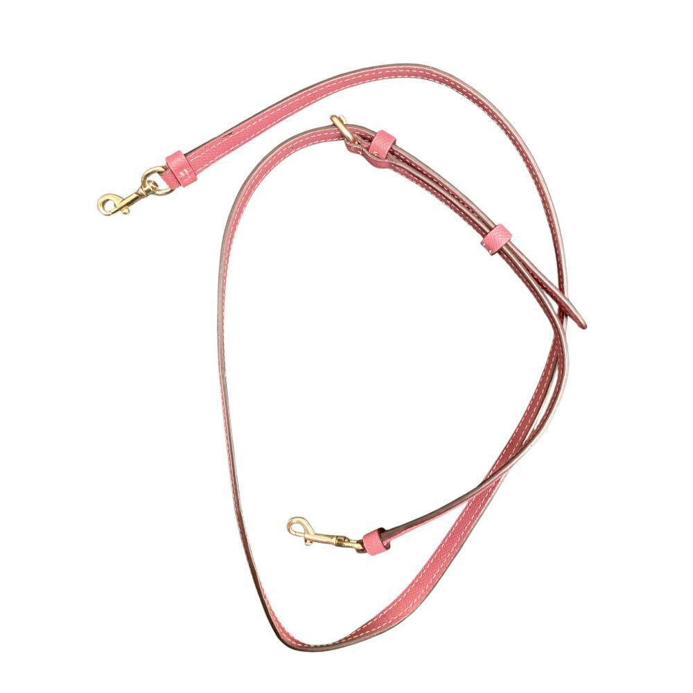 NWT Coach Mini Gallery Tote/ Crossbody Leather Zipper Closure Logo Bag Tag Pink - Picture 12 of 13